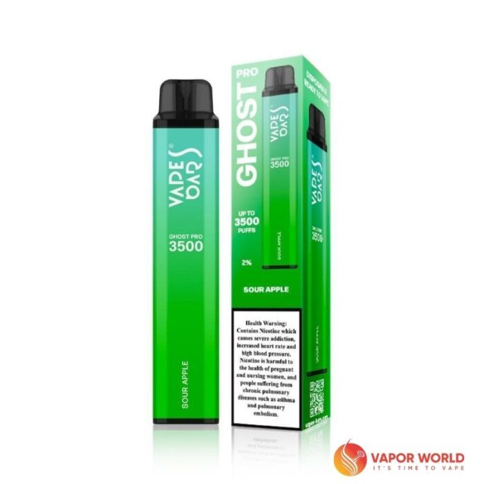 Ghost Pro 3500 Puffs – Sour Apple Product Image