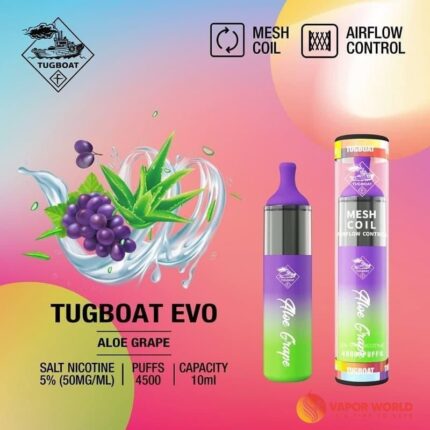 Tugboat EVO – Aloe Grape 4500 Puffs Product Image