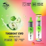 Tugboat EVO – Green Apple Ice 4500 Puffs Product Image