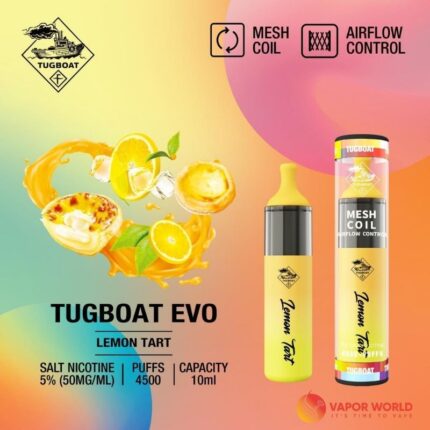 Tugboat EVO – Lemon Tart 4500 Puffs Product Image