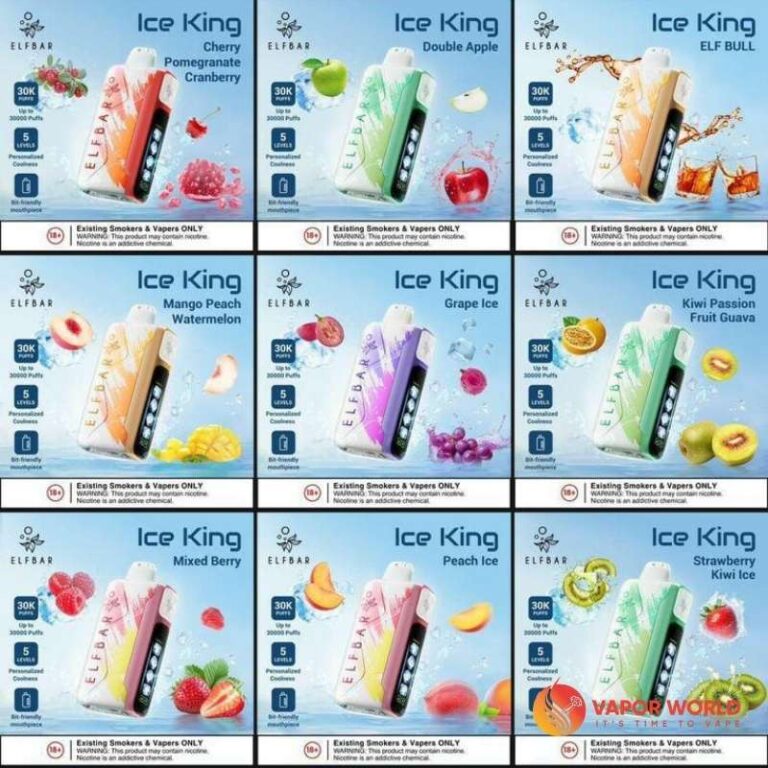 Elf Bar Ice King Disposable Vapes 30000 Puffs