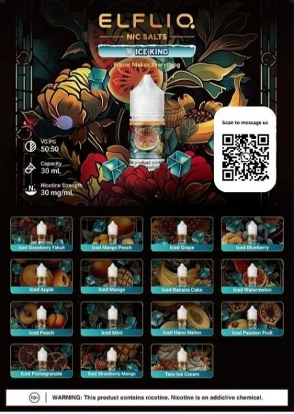 Elfliq Nic Salts 30ml E-Liquid 30mg Category Image