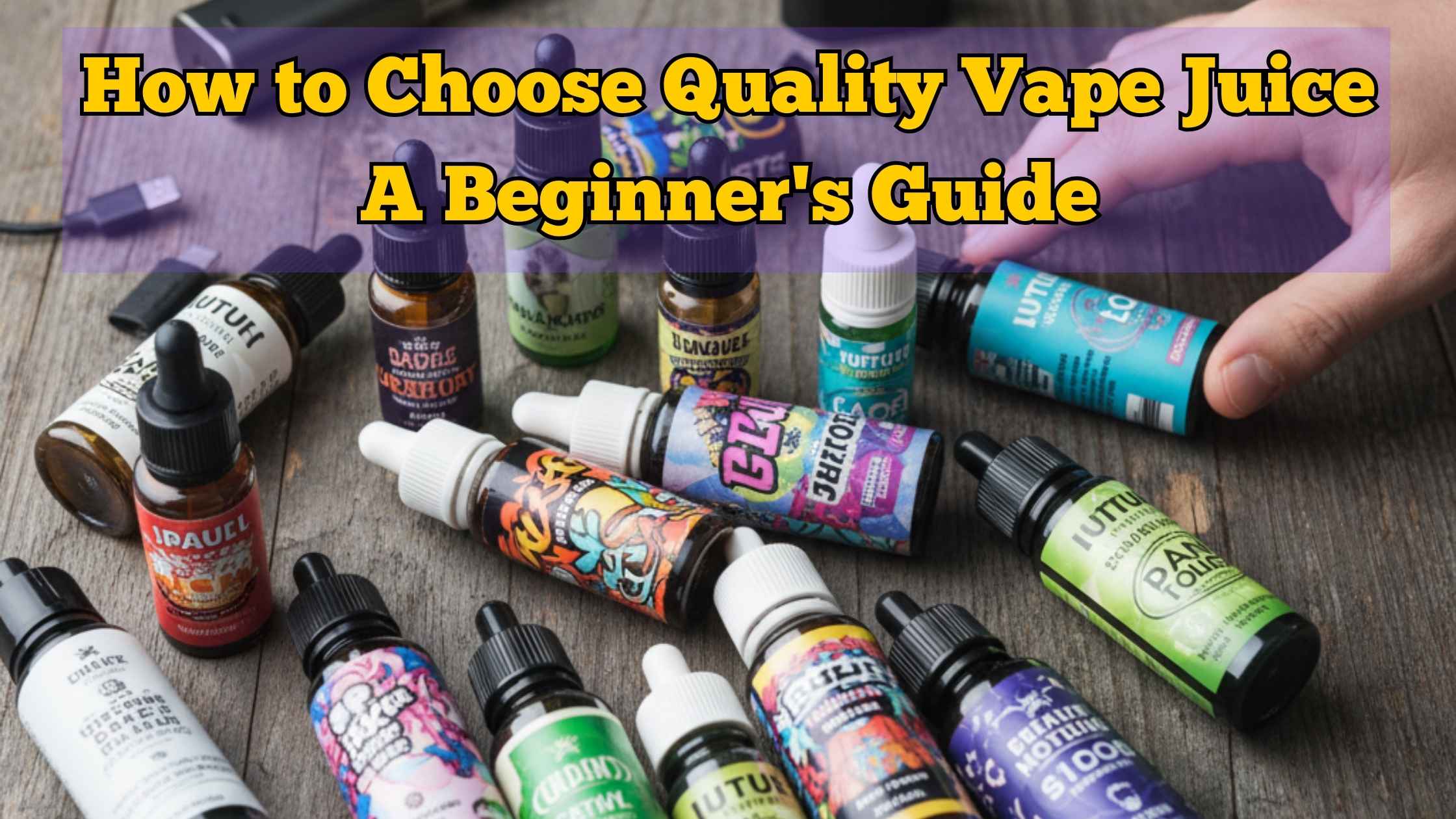 How to Choose Quality Vape Juice Blog Banner